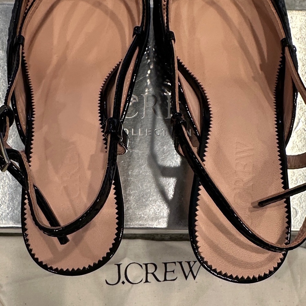 J.Crew Collection Leona Sequin Slingback Heels – Size 8 – New in Box - Picture 5 of 10